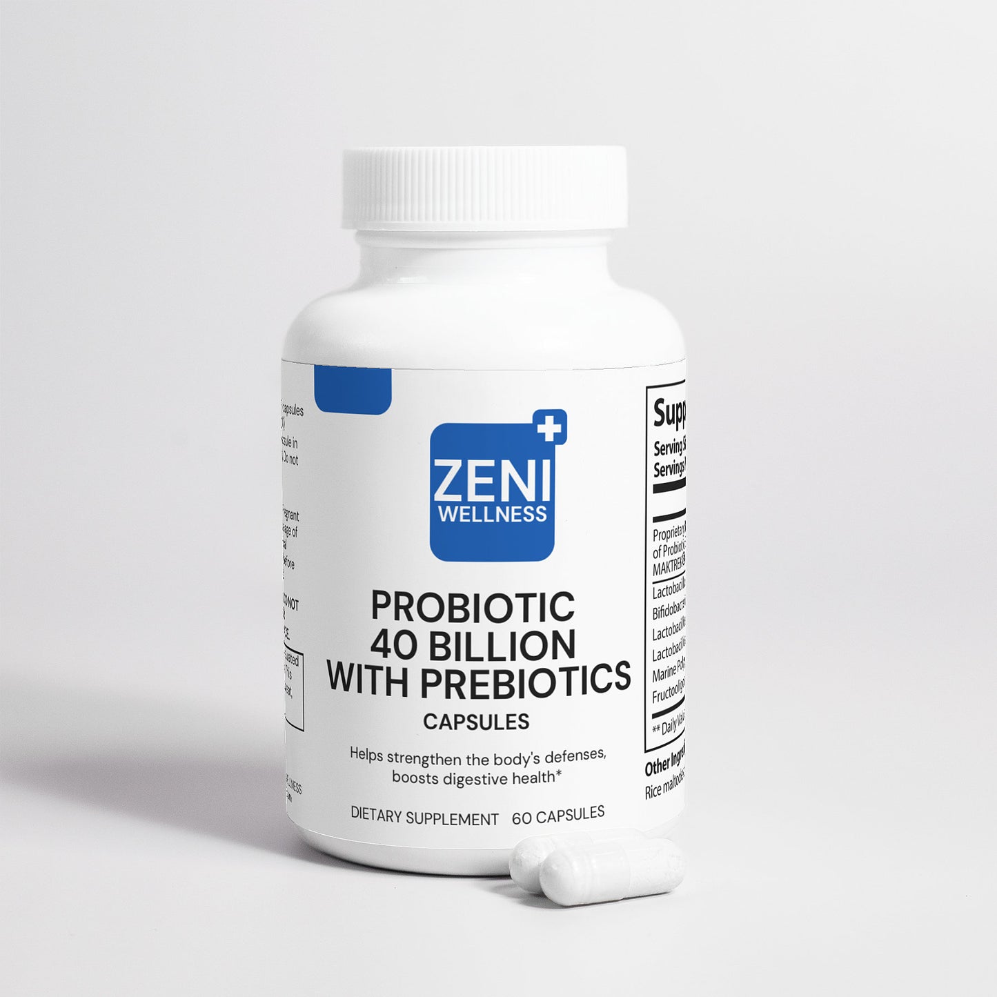 Zeni Probiotic 40 Billion with Prebiotics
